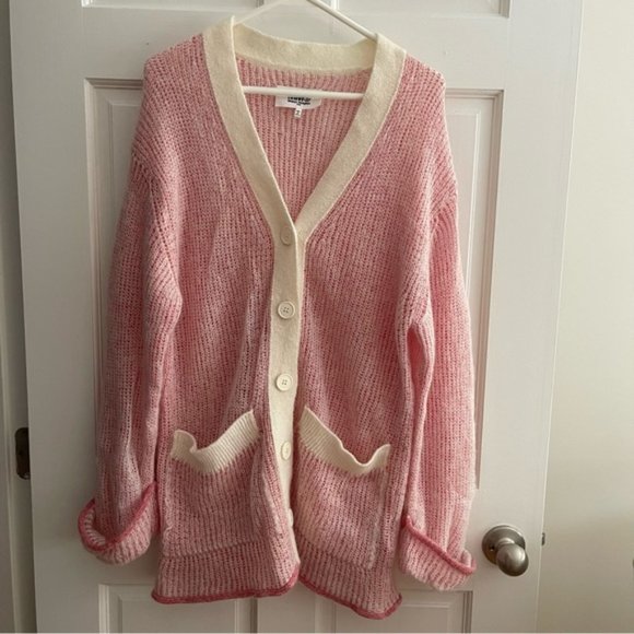 MM6 Maison Margiela Pink Cardigan in Women’s Size XS - Picture 1 of 12